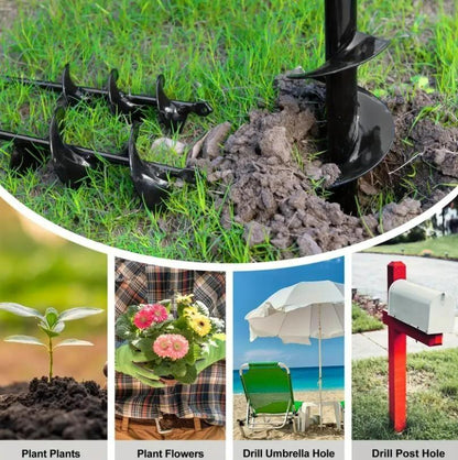 Spiral Hole Non Slip Earth Drill - Adzo store